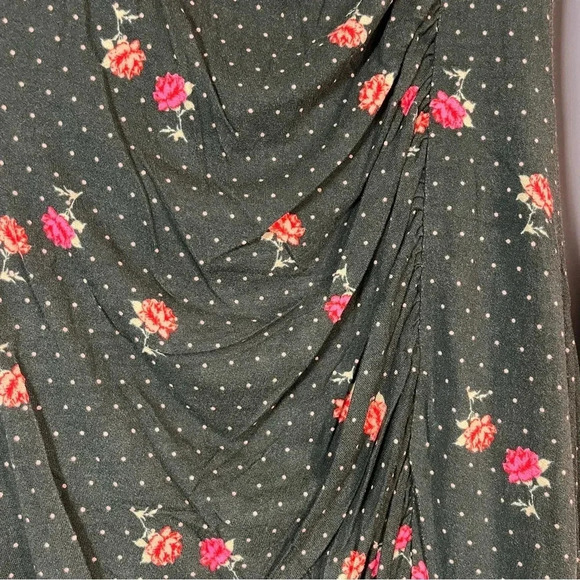 NWT Free People Women’s Celia mini dress Emerald Jewel combo size medium - Picture 2 of 12